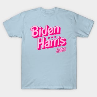 Biden Harris 2024 - Saving Democracy Barbie Style! T-Shirt